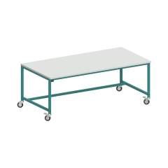 Karl 30.245.35. ESD-Arbeitstisch Basic fahrbar verstärkte Ausführung, 2000x1000 mm