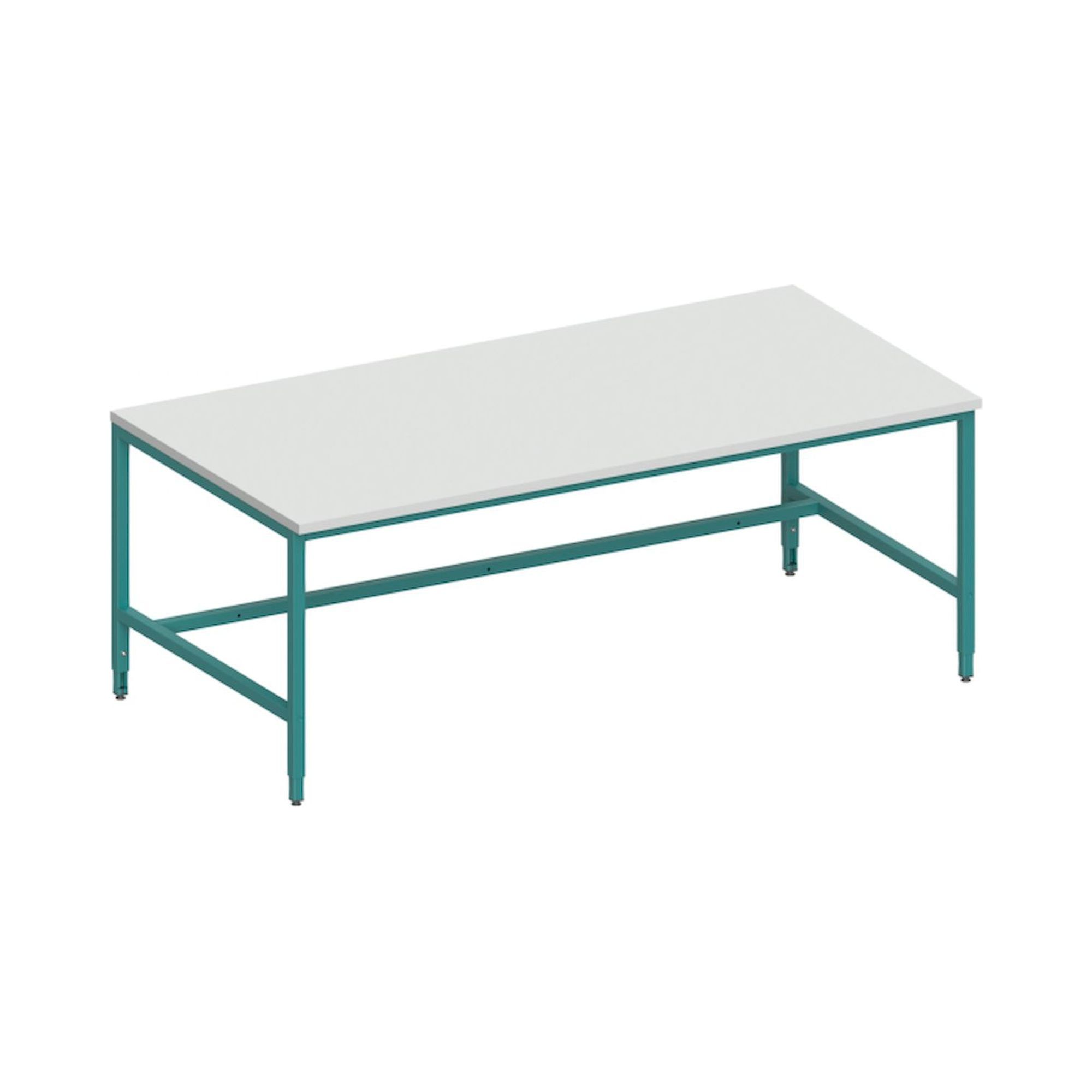 Karl 31.145.31. Arbeitstisch Basic 2000 verstärkte Ausführung, 2000x1000 mm