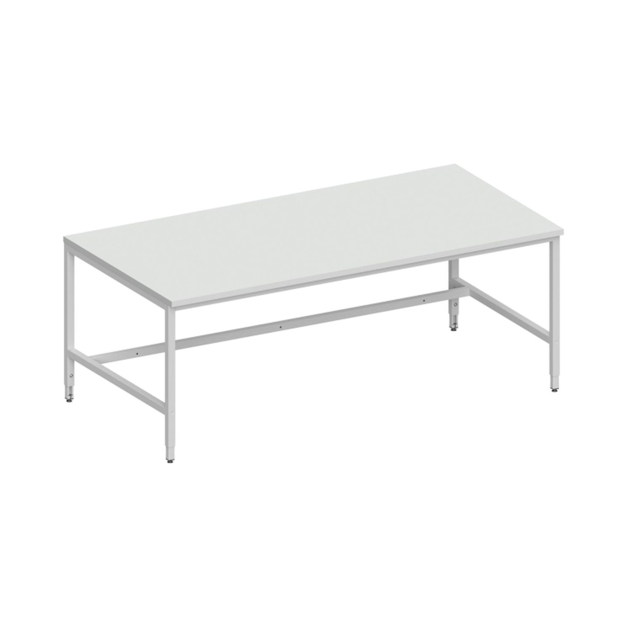 Karl 31.145.63. Arbeitstisch Basic 2000 verstärkte Ausführung, 2000x1000 mm