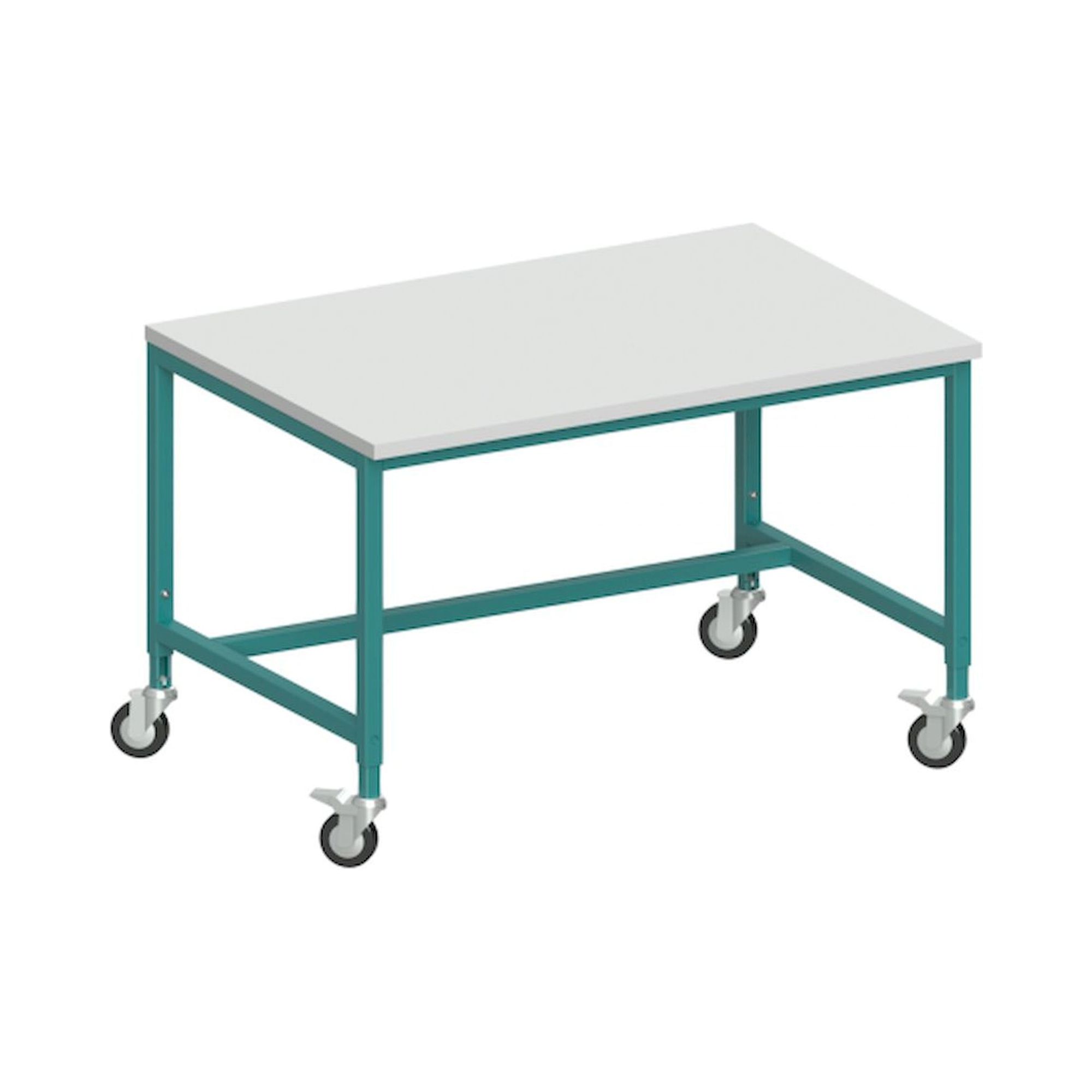 Karl 31.205.31. Arbeitstisch Basic fahrbar verstärkte Ausführung, 1200x800 mm