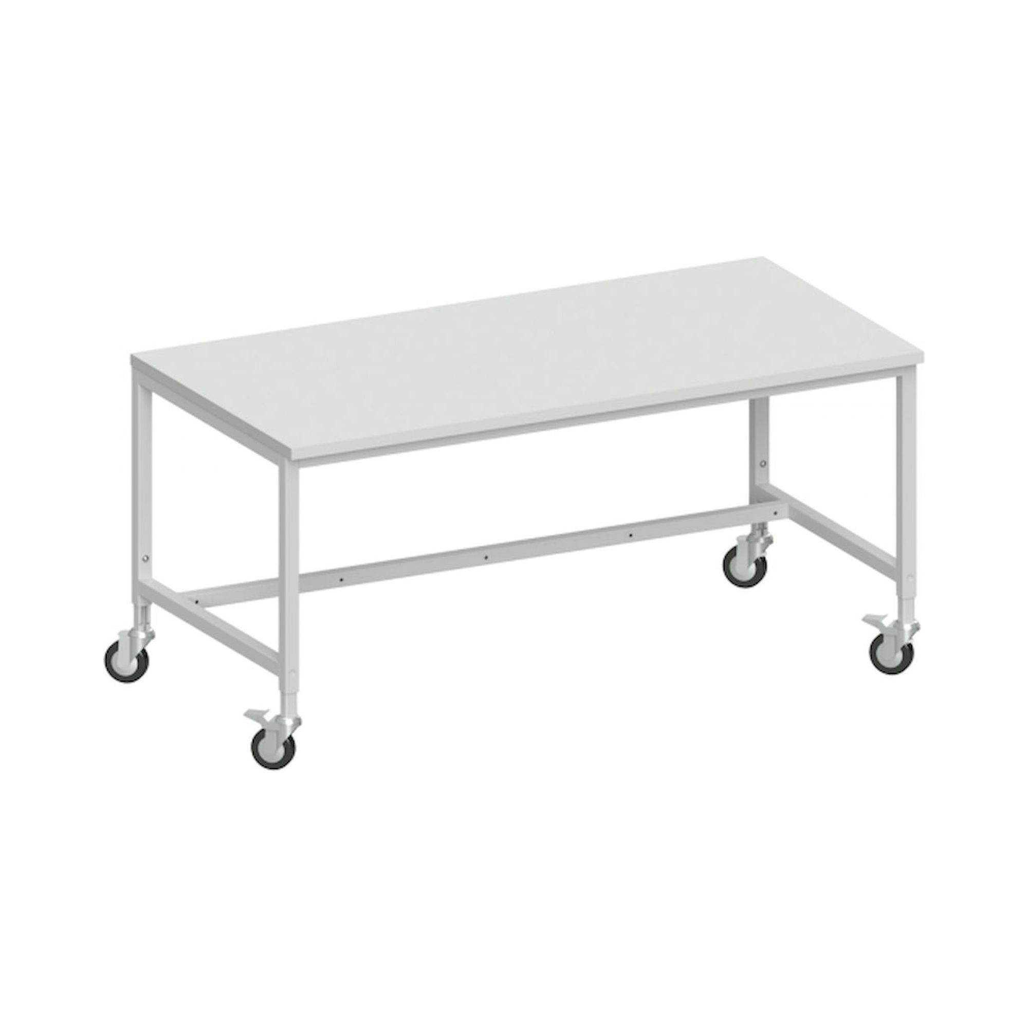 Karl 31.225.30. Arbeitstisch Basic fahrbar verstärkte Ausführung, 1600x800 mm