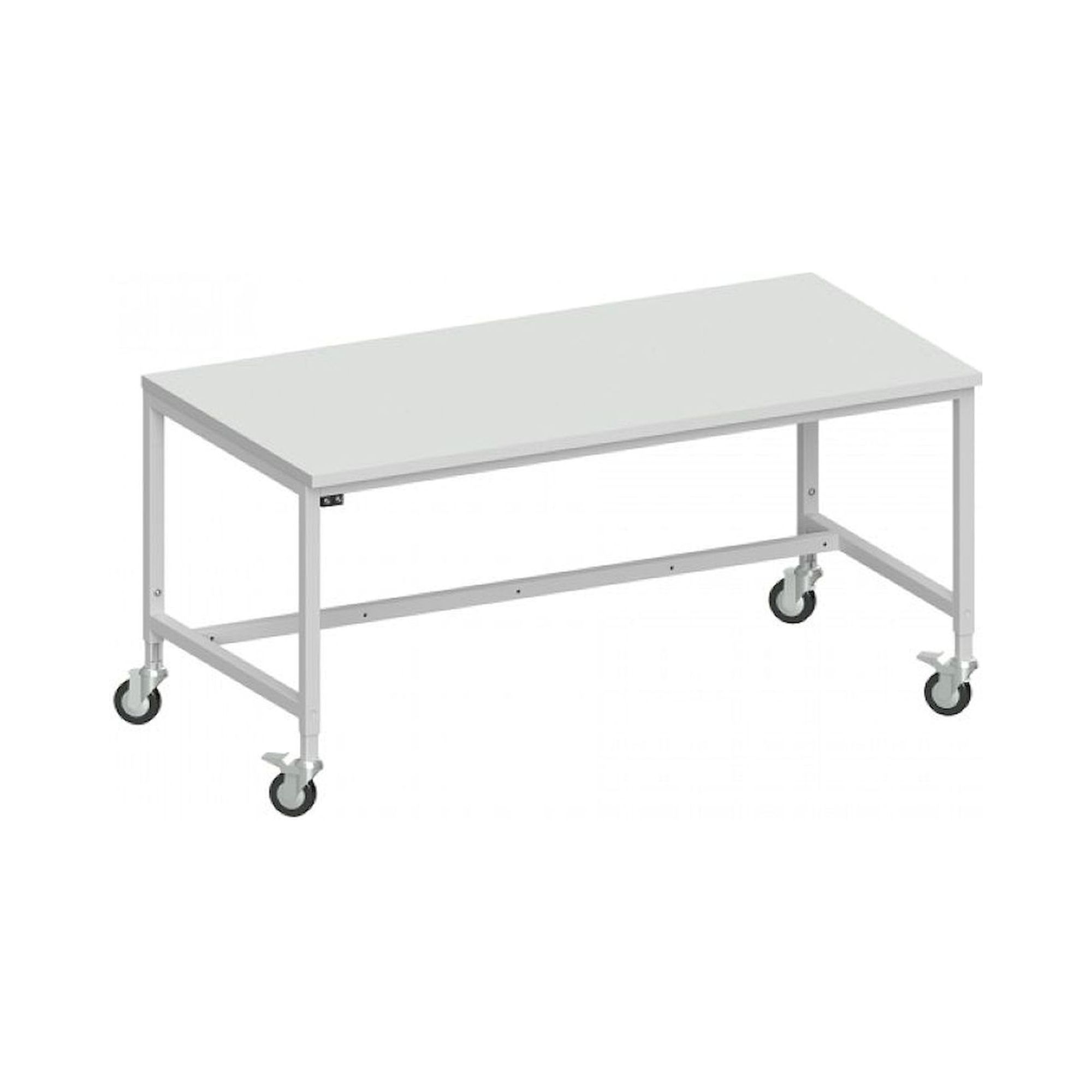 Karl 31.225.34. ESD-Arbeitstisch Basic fahrbar verstärkte Ausführung, 1600x800 mm
