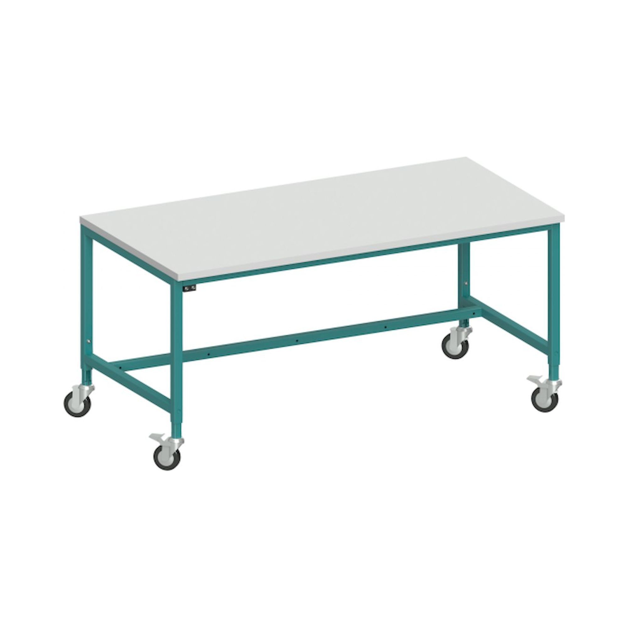 Karl 31.225.35. ESD-Arbeitstisch Basic fahrbar verstärkte Ausführung, 1600x800 mm