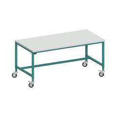 Karl 31.225.48. ESD-Arbeitstisch Basic fahrbar verstärkte Ausführung, 1600x800 mm