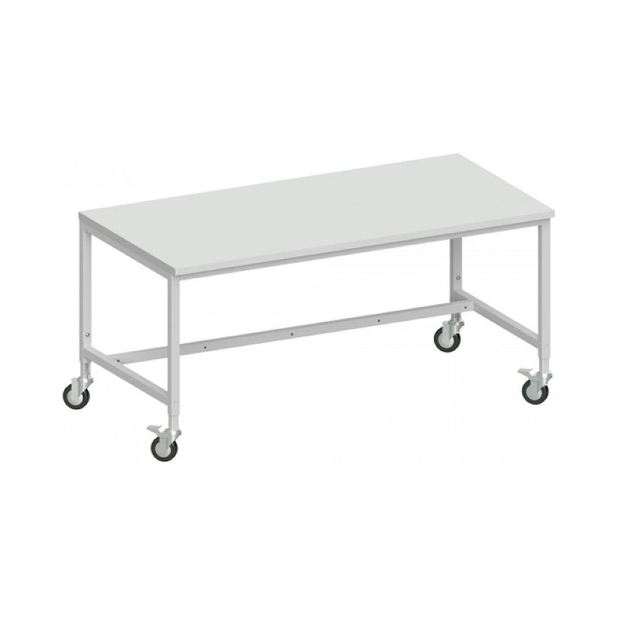 Karl 31.225.63. Arbeitstisch Basic fahrbar verstärkte Ausführung, 1600x800 mm
