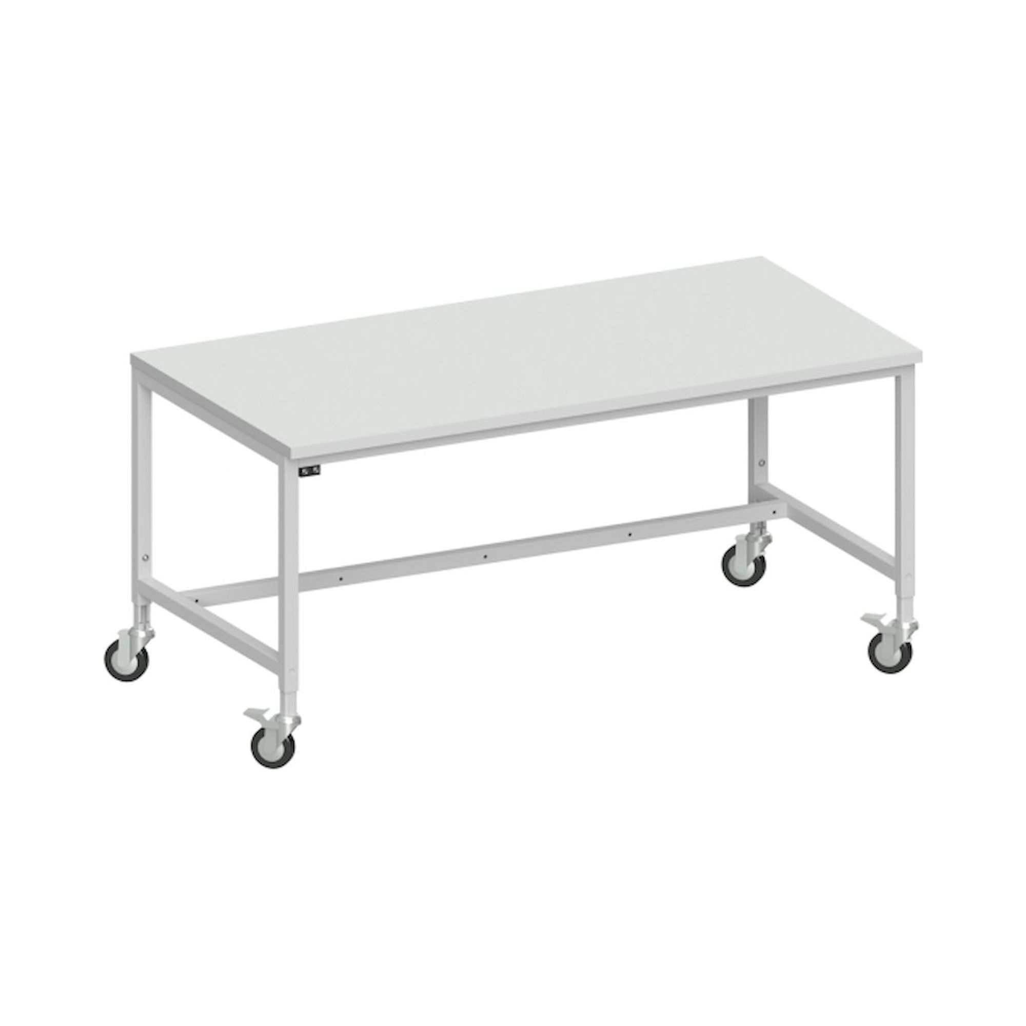 Karl 31.225.66. ESD-Arbeitstisch Basic fahrbar verstärkte Ausführung, 1600x800 mm