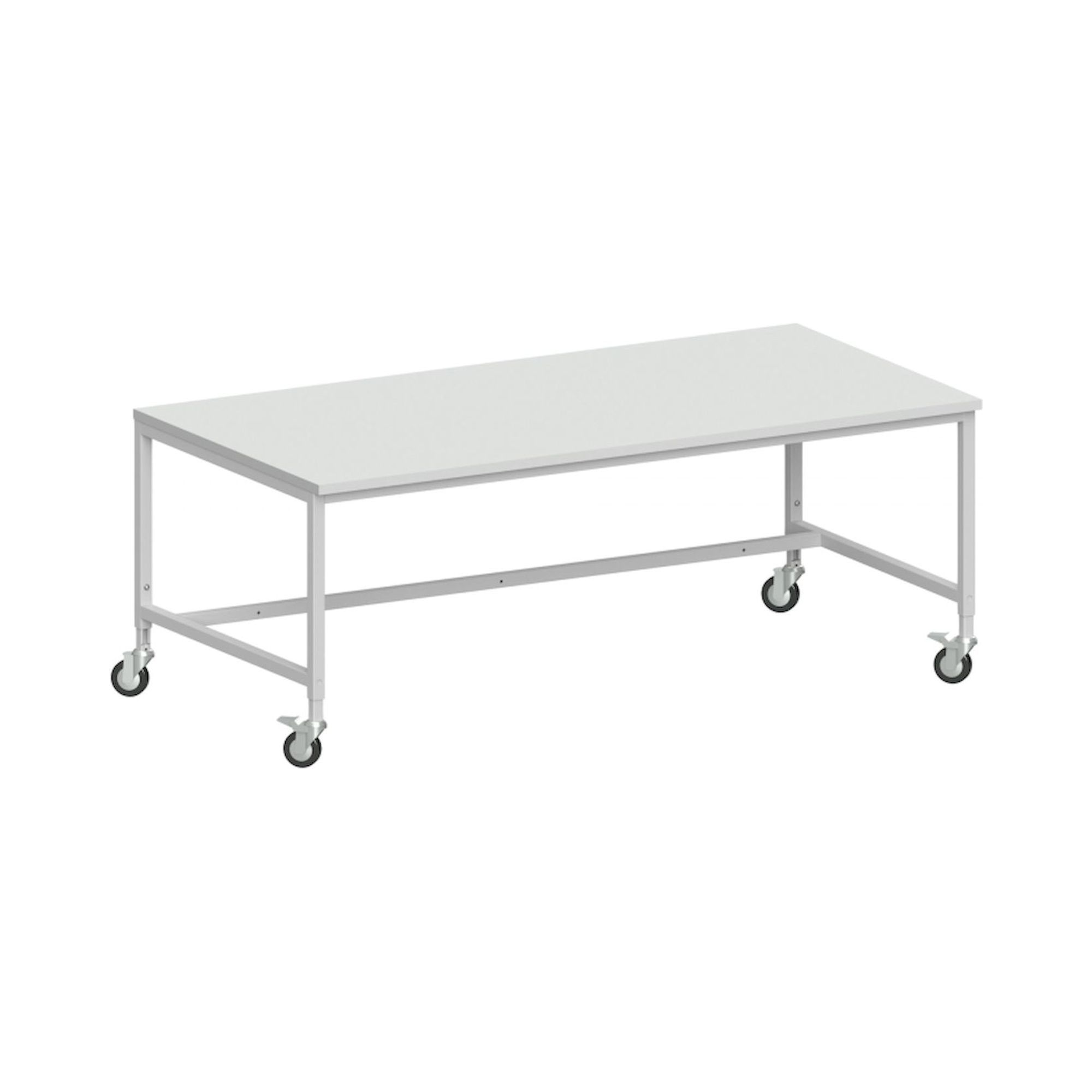 Karl 31.245.30. Arbeitstisch Basic fahrbar verstärkte Ausführung, 2000x1000 mm