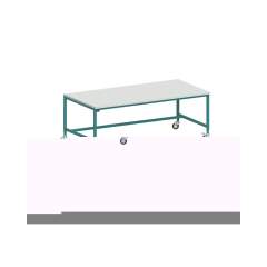 Karl 31.245.35. ESD-Arbeitstisch Basic fahrbar verstärkte Ausführung, 2000x1000 mm