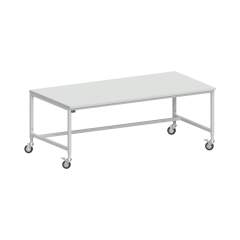 Karl 31.245.66. ESD-Arbeitstisch Basic fahrbar verstärkte Ausführung, 2000x1000 mm