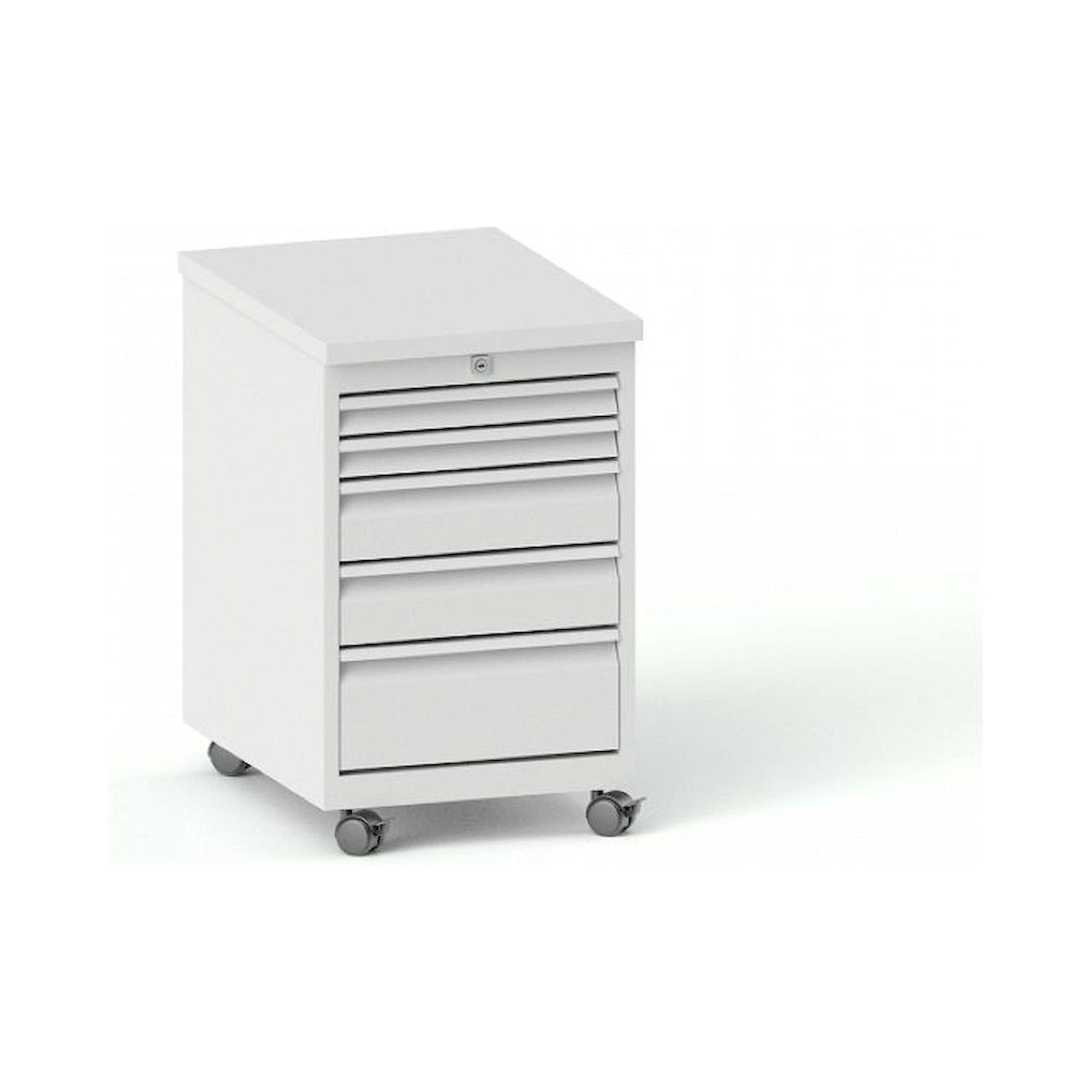 Karl 32.310.30. Schubkastenblock F0 fahrbar Deckel direktbeschichtet, 418x540x670 mm