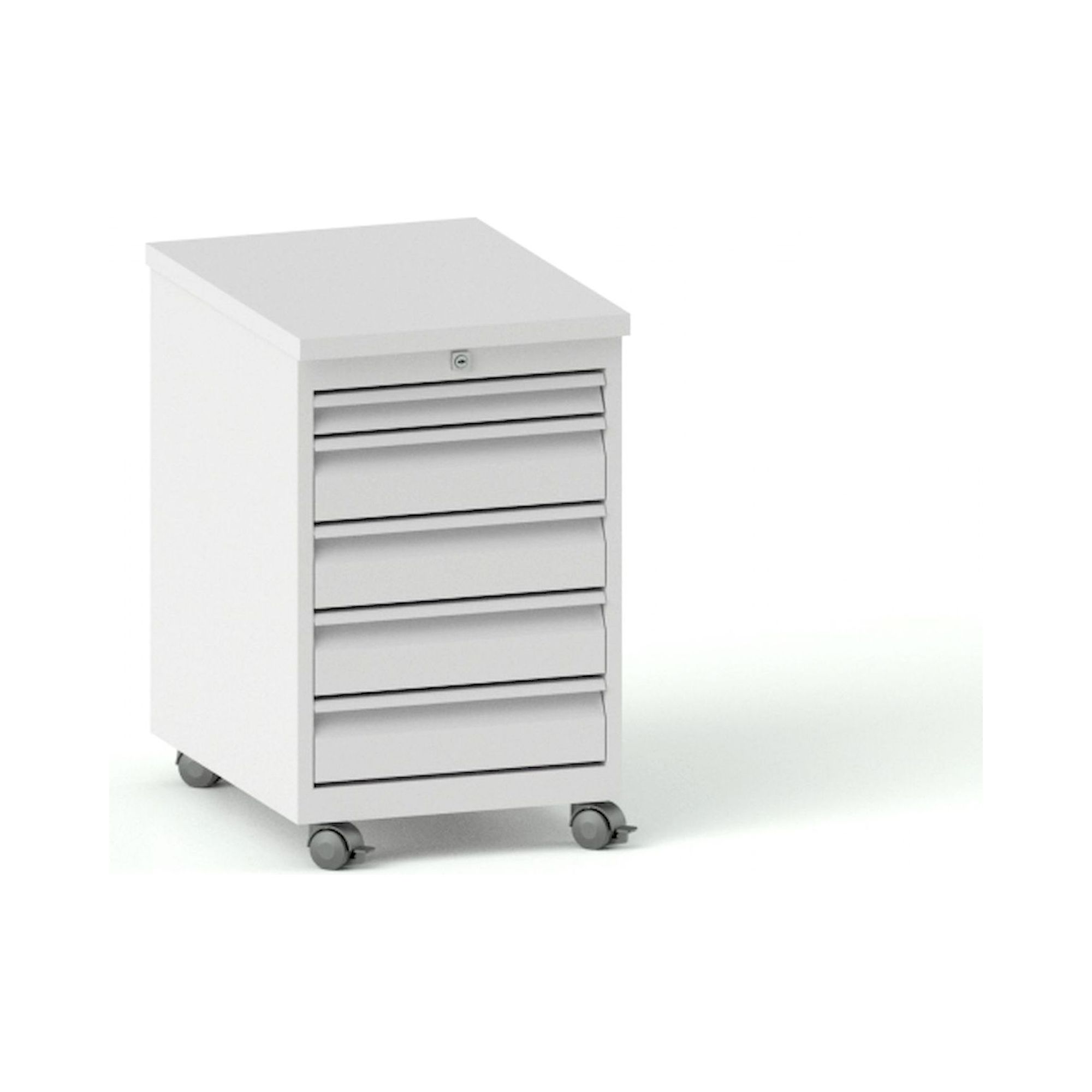 Karl 32.315.30. Schubkastenblock F0 fahrbar Deckel direktbeschichtet, 418x540x670 mm