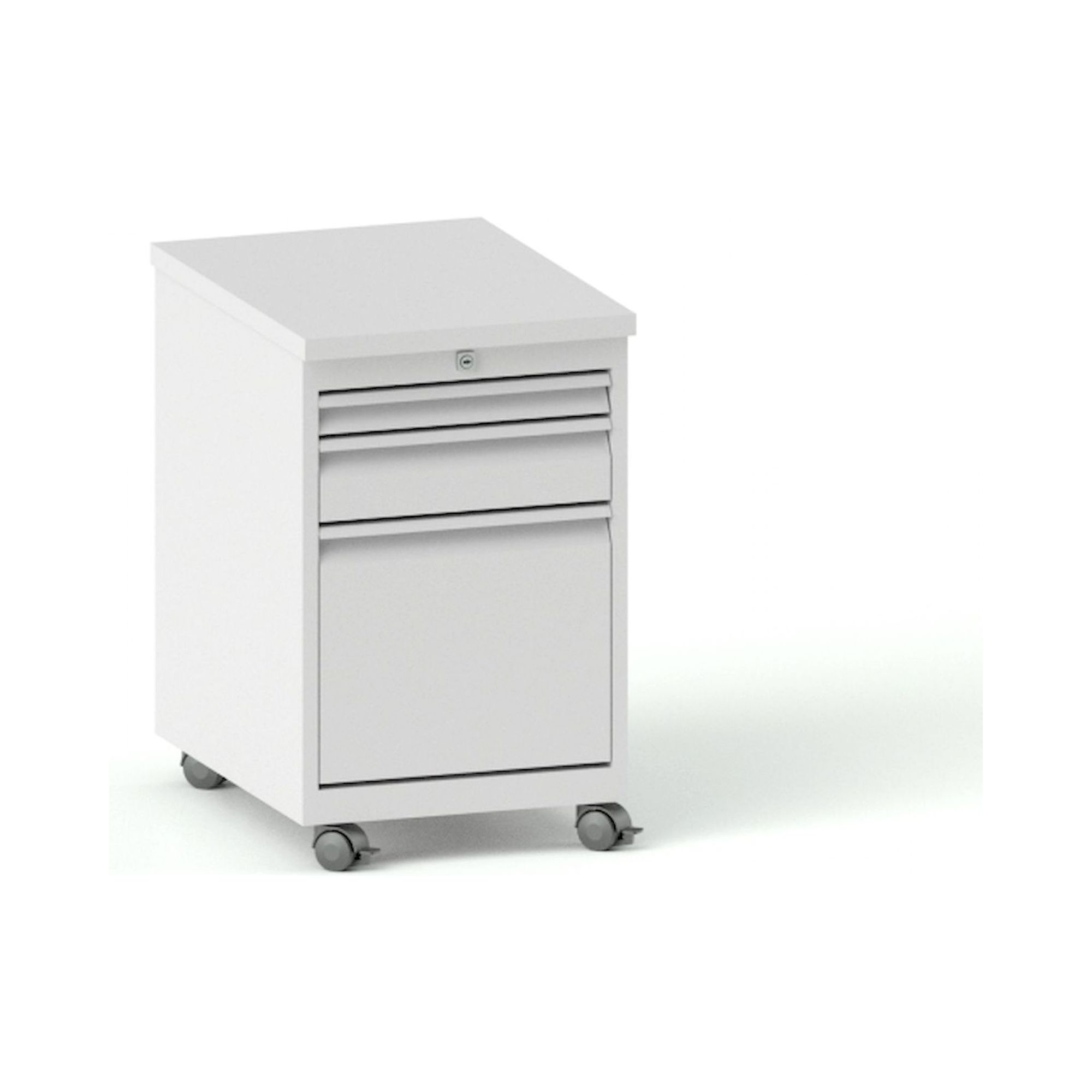 Karl 32.320.30. Schubkastenblock F0 fahrbar Deckel direktbeschichtet, 418x540x670 mm