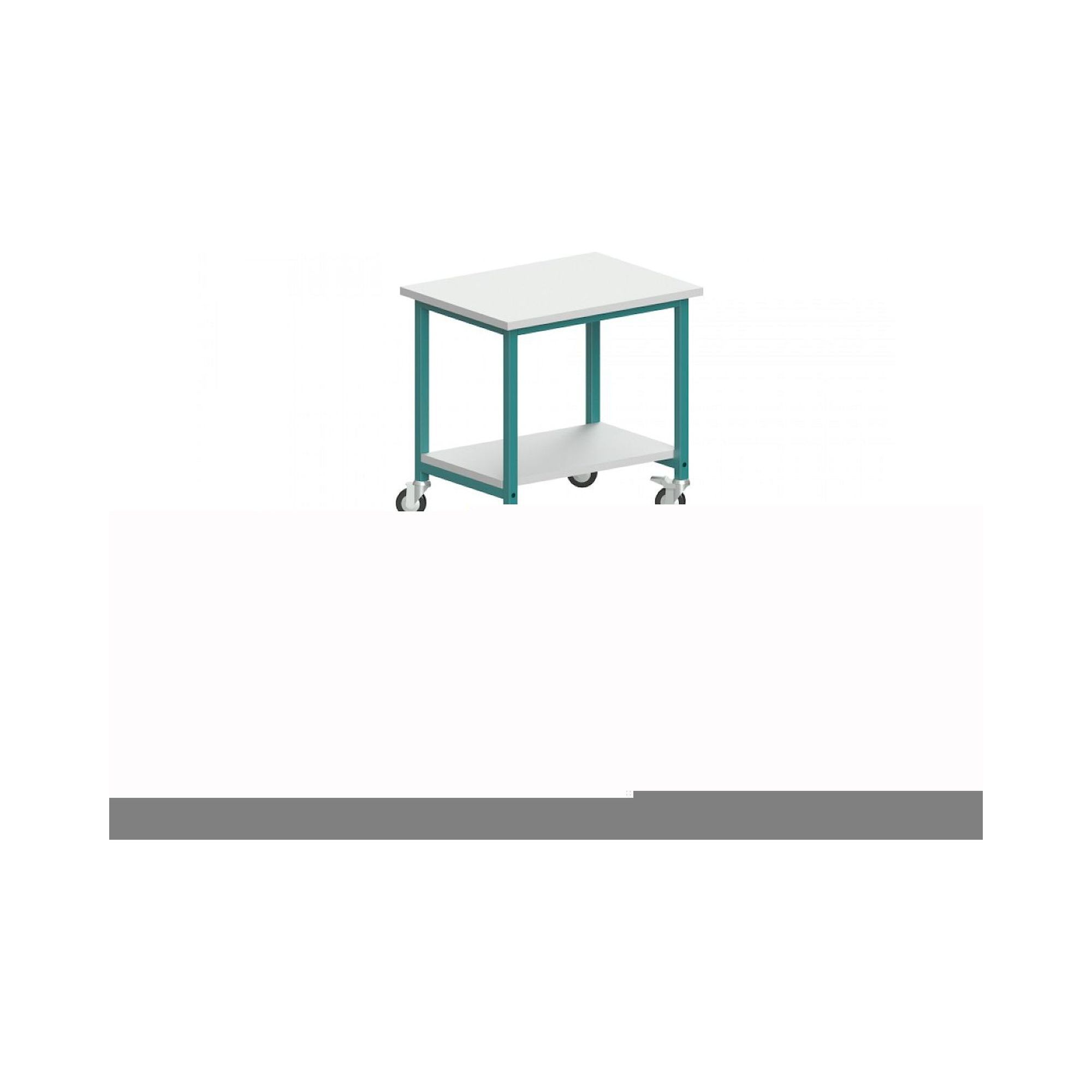 Karl 32.505.35. ESD-Beistellwagen Basic fahrbar, 600x800x780 mm