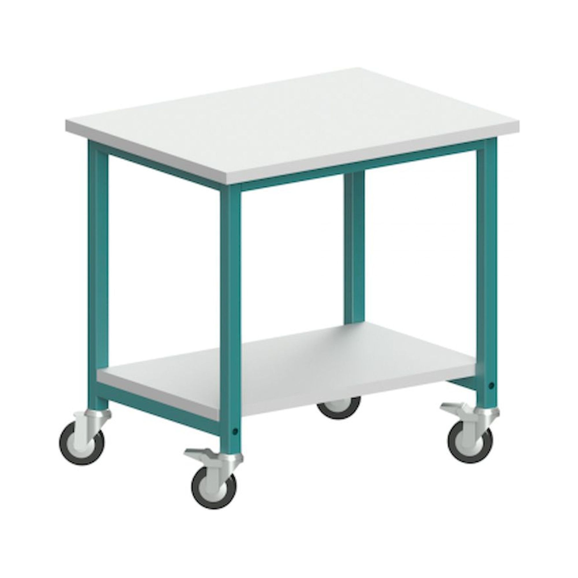 Karl 32.505.48. ESD-Beistellwagen Basic fahrbar, 600x800x780 mm