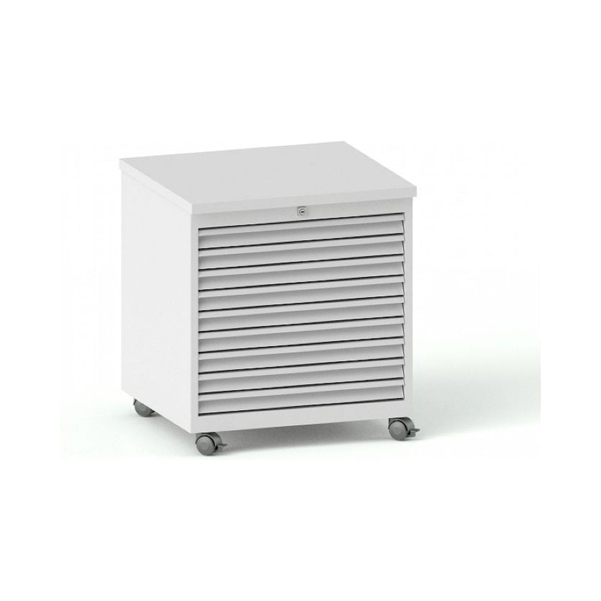 Karl 33.305.30. Schubkastenblock F0 fahrbar Deckel direktbeschichtet, 606x540x670 mm