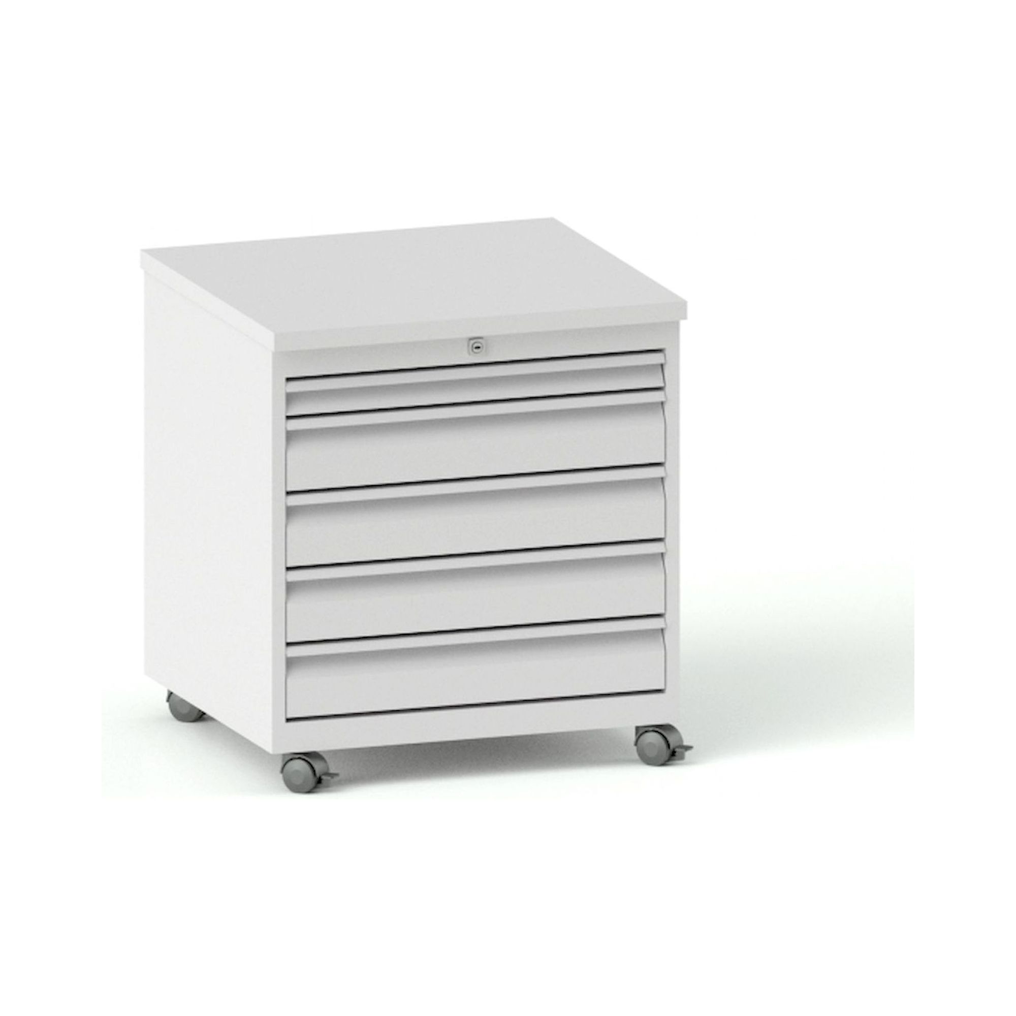 Karl 33.315.30. Schubkastenblock F0 fahrbar Deckel direktbeschichtet, 606x540x670 mm