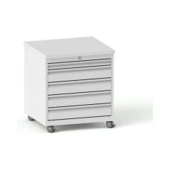 Karl 33.315.30. Schubkastenblock F0 fahrbar Deckel direktbeschichtet, 606x540x670 mm