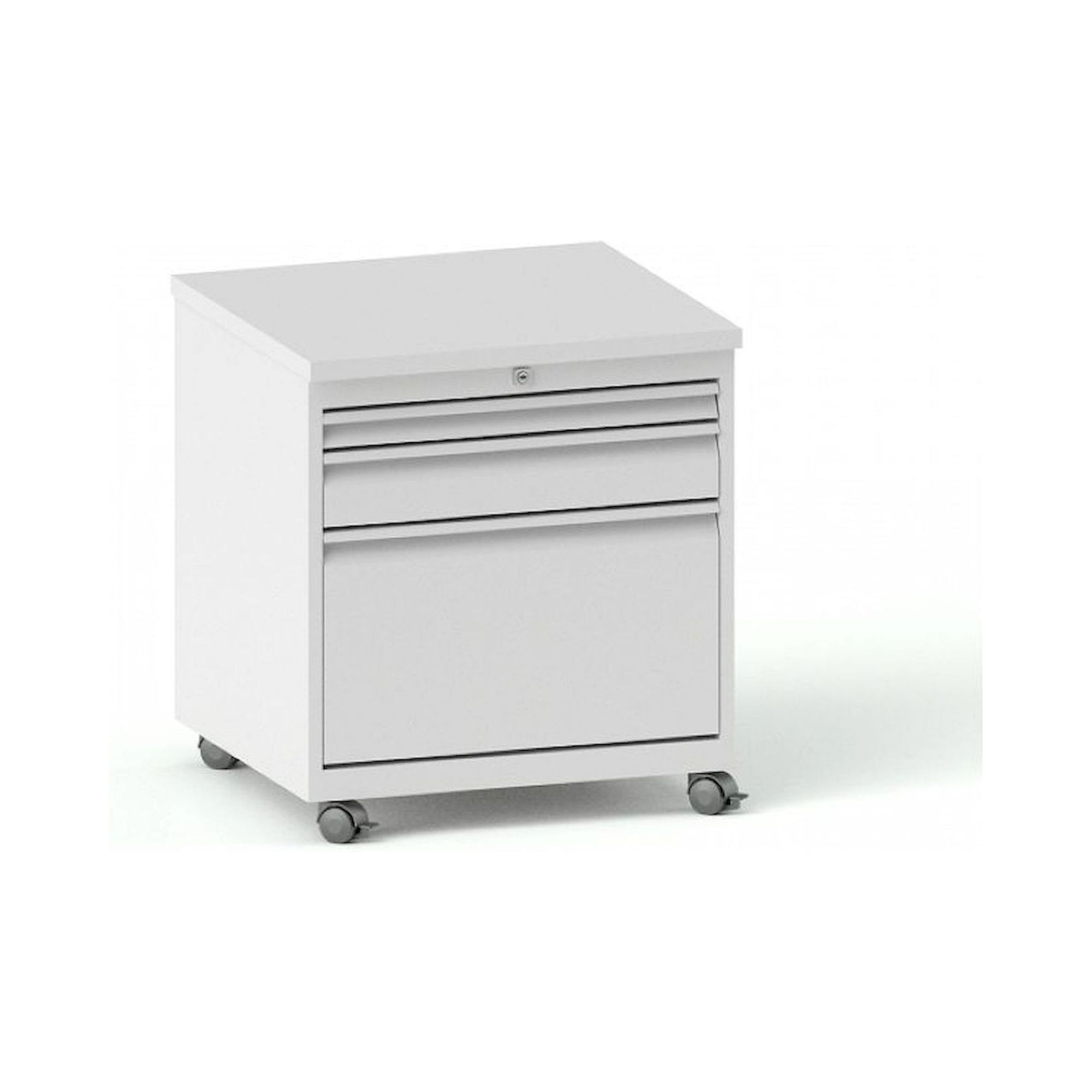 Karl 33.320.30. Schubkastenblock F0 fahrbar Deckel direktbeschichtet, 606x540x670 mm