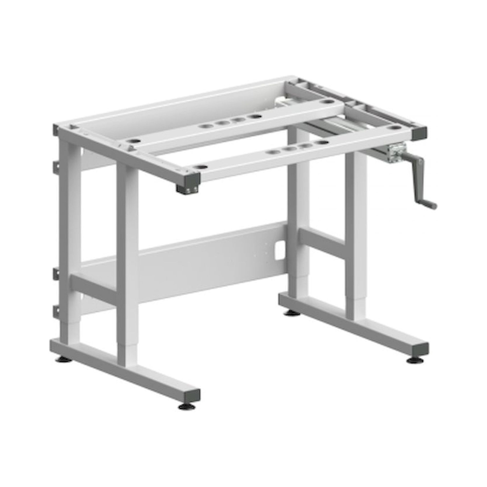 Karl 46.103.70. ESD-Tischgestell Sintro Packen 930 Höhenverstellung mit Handkurbel, 930x750 mm