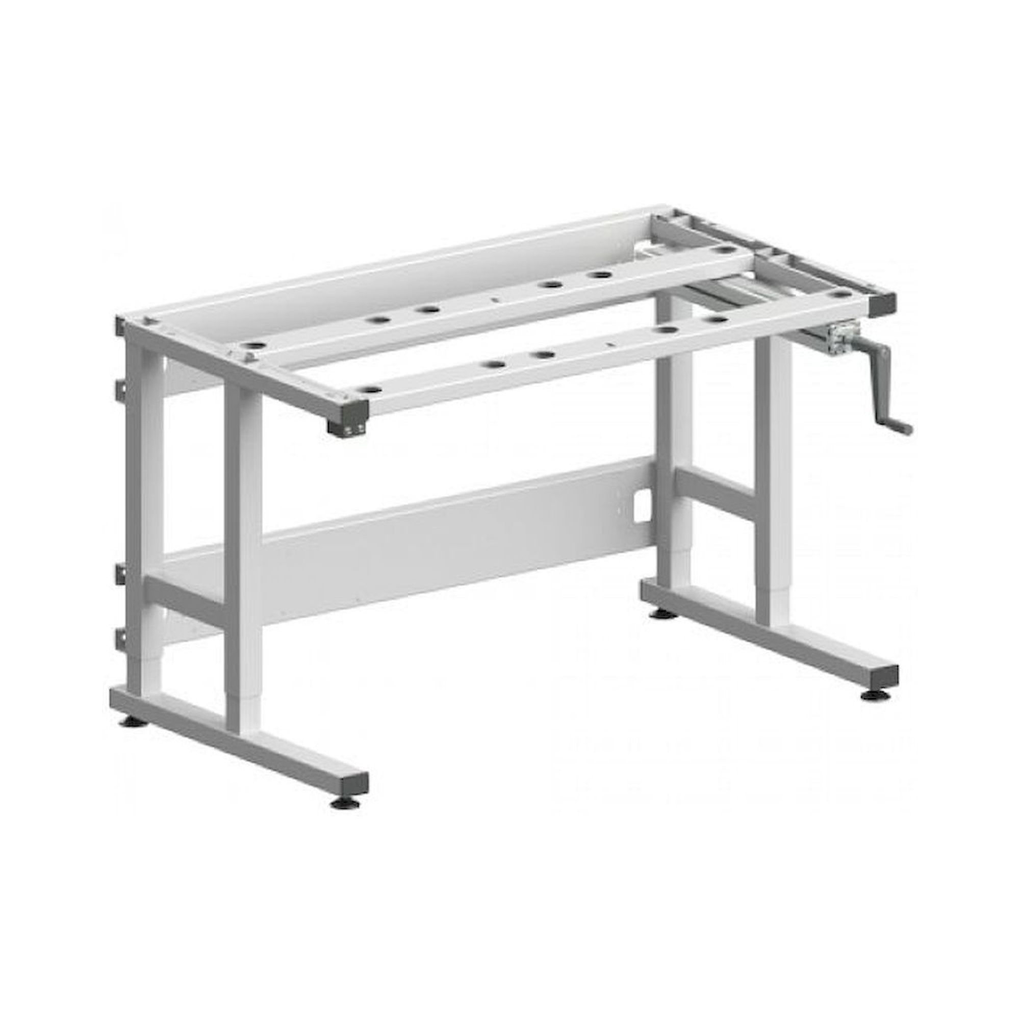 Karl 46.105.70. ESD-Tischgestell Sintro Packen 1230 Höhenverstellung mit Handkurbel, 1230x750 mm