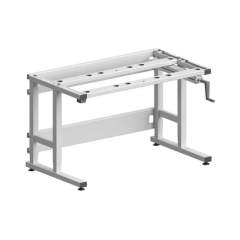 Karl 46.105.70. ESD-Tischgestell Sintro Packen 1230 Höhenverstellung mit Handkurbel, 1230x750 mm