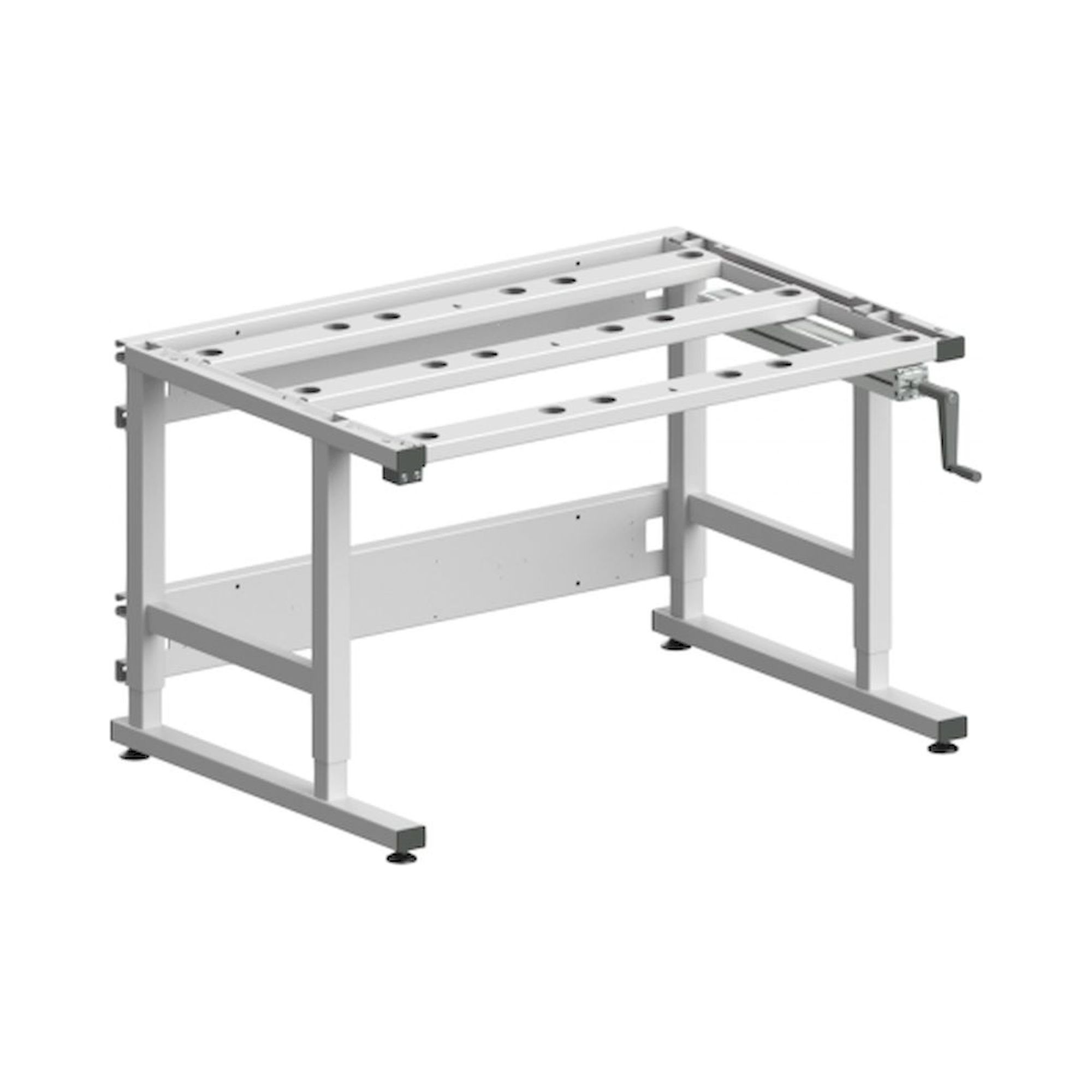 Karl 46.106.70. ESD-Tischgestell Sintro Packen 1230 Höhenverstellung mit Handkurbel, 1230x900 mm