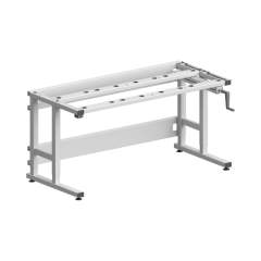 Karl 46.125.70. ESD-Tischgestell Sintro Packen 1530 Höhenverstellung mit Handkurbel, 1530x750 mm
