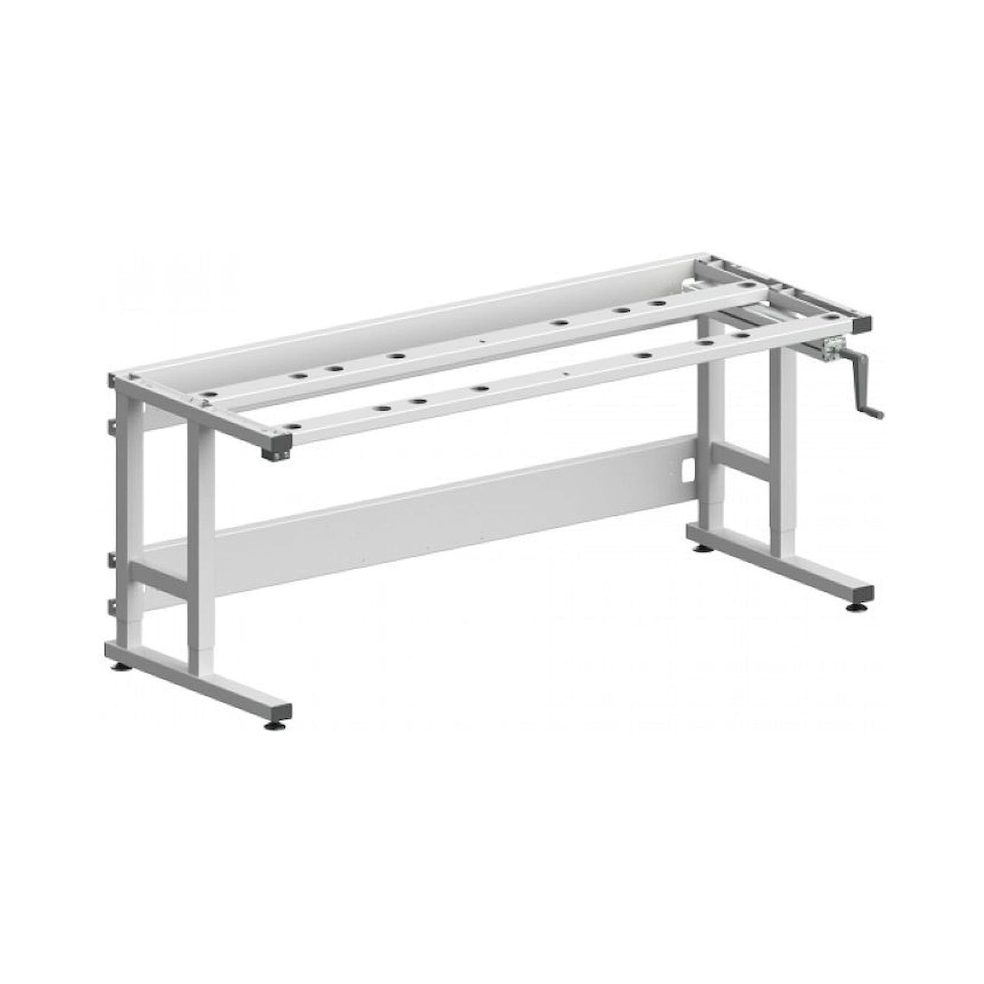 Karl 46.145.70. ESD-Tischgestell Sintro Packen 1830 Höhenverstellung mit Handkurbel, 1830x750 mm