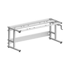 Karl 46.145.70. ESD-Tischgestell Sintro Packen 1830 Höhenverstellung mit Handkurbel, 1830x750 mm