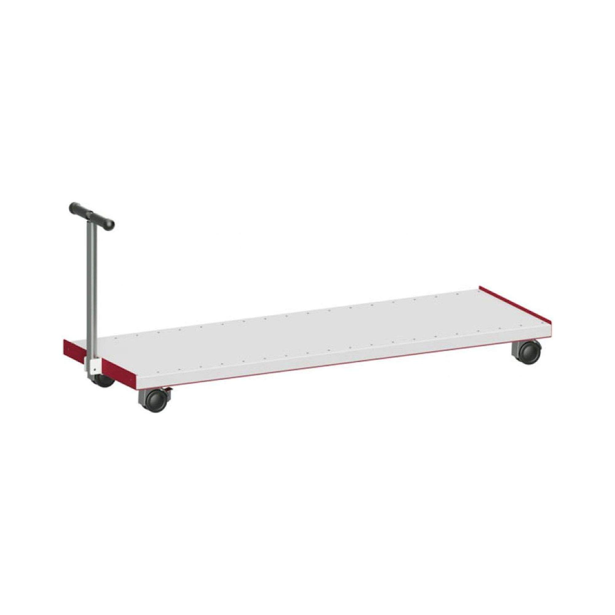 Karl 49.709.70. TRANSPORTWAGEN mit AUSZIEHBARER T-LENKSTANGE, 1463x500 mm