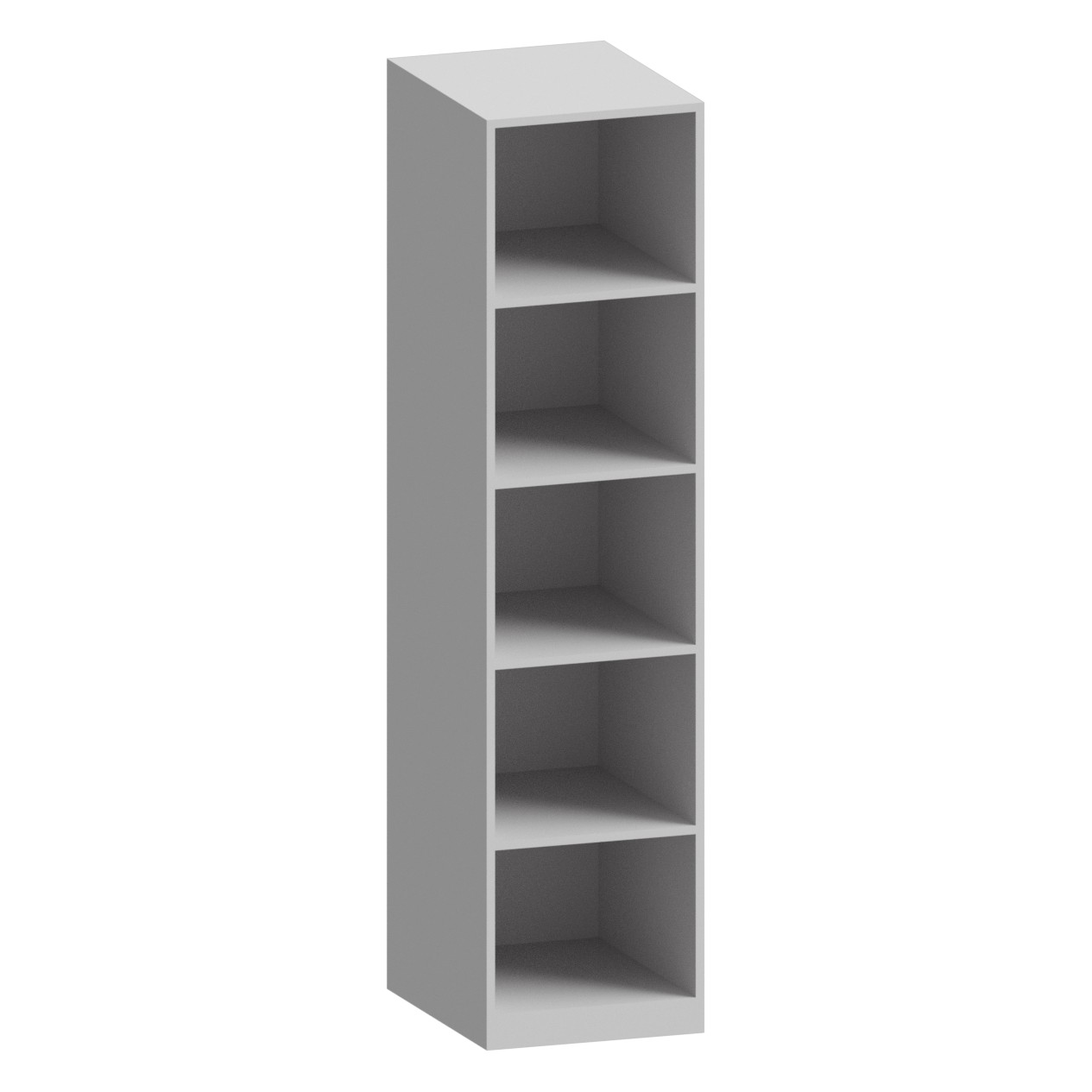 Étagère compatible ESD, version bois, 500x630x2064 mm - Karl 505.655.01