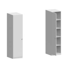 Karl 505.651.01. ESD-Holzschrank Hochschrank, 500x650x2064 mm