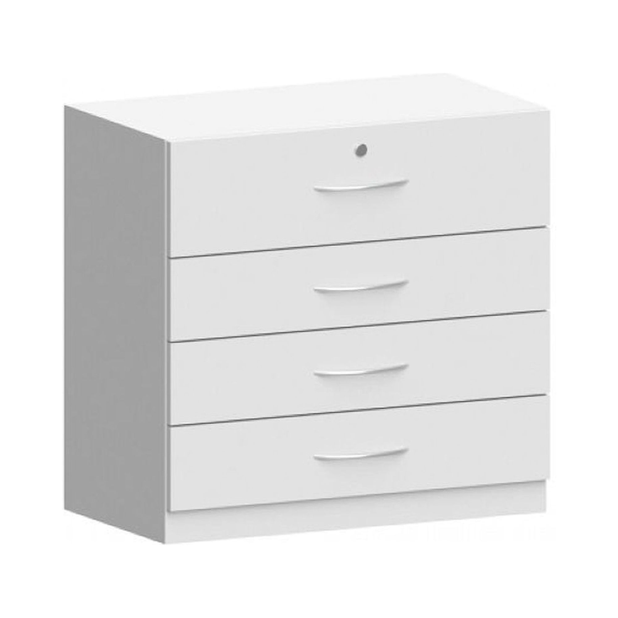 Karl 508.426.40. Beistellschrank 800 Holzausführung mit 4 Schubladen, 800x450x772 mm