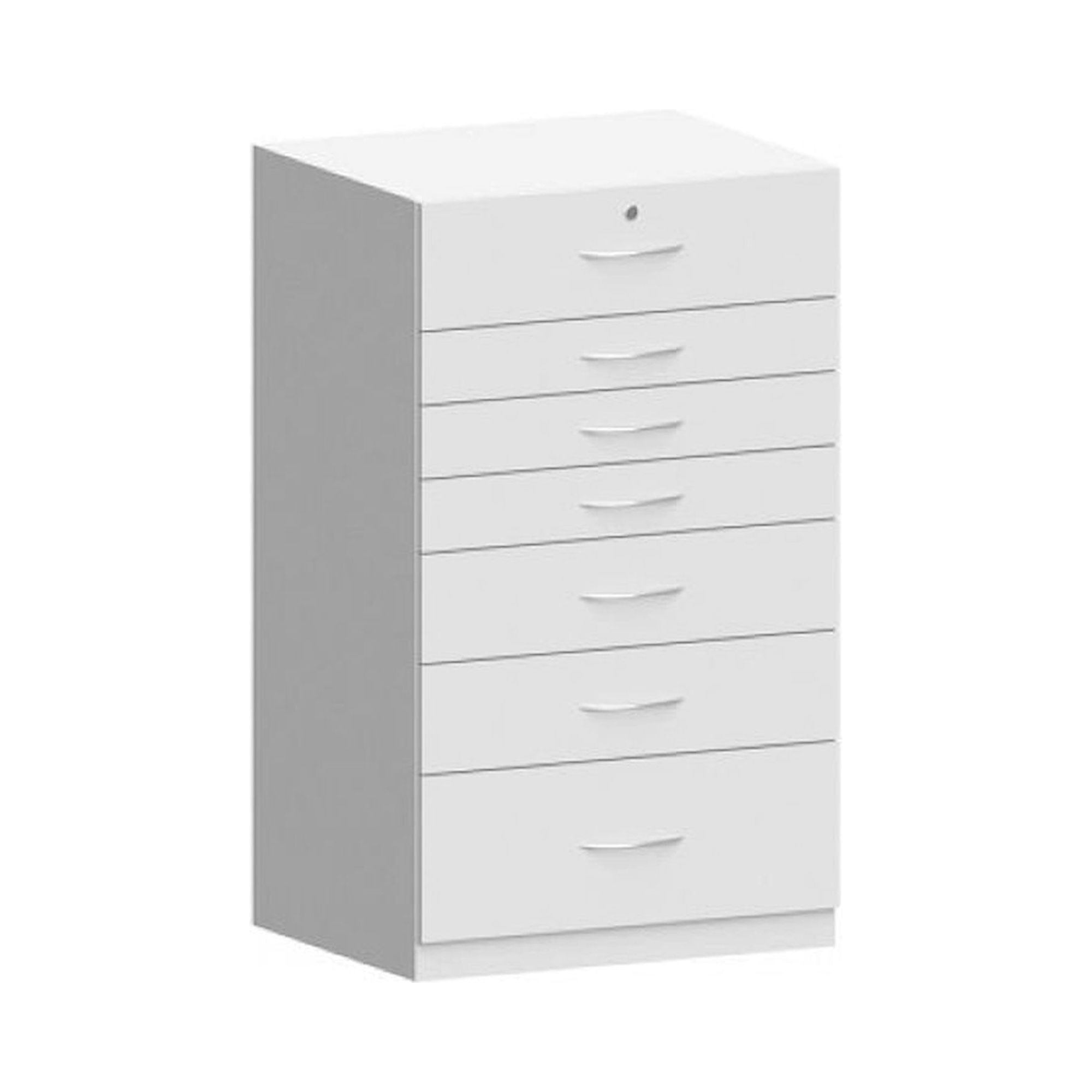 Karl 508.636.30. Beistellschrank 800 Holzausführung mit 7 Schubladen, 800x650x1352 mm