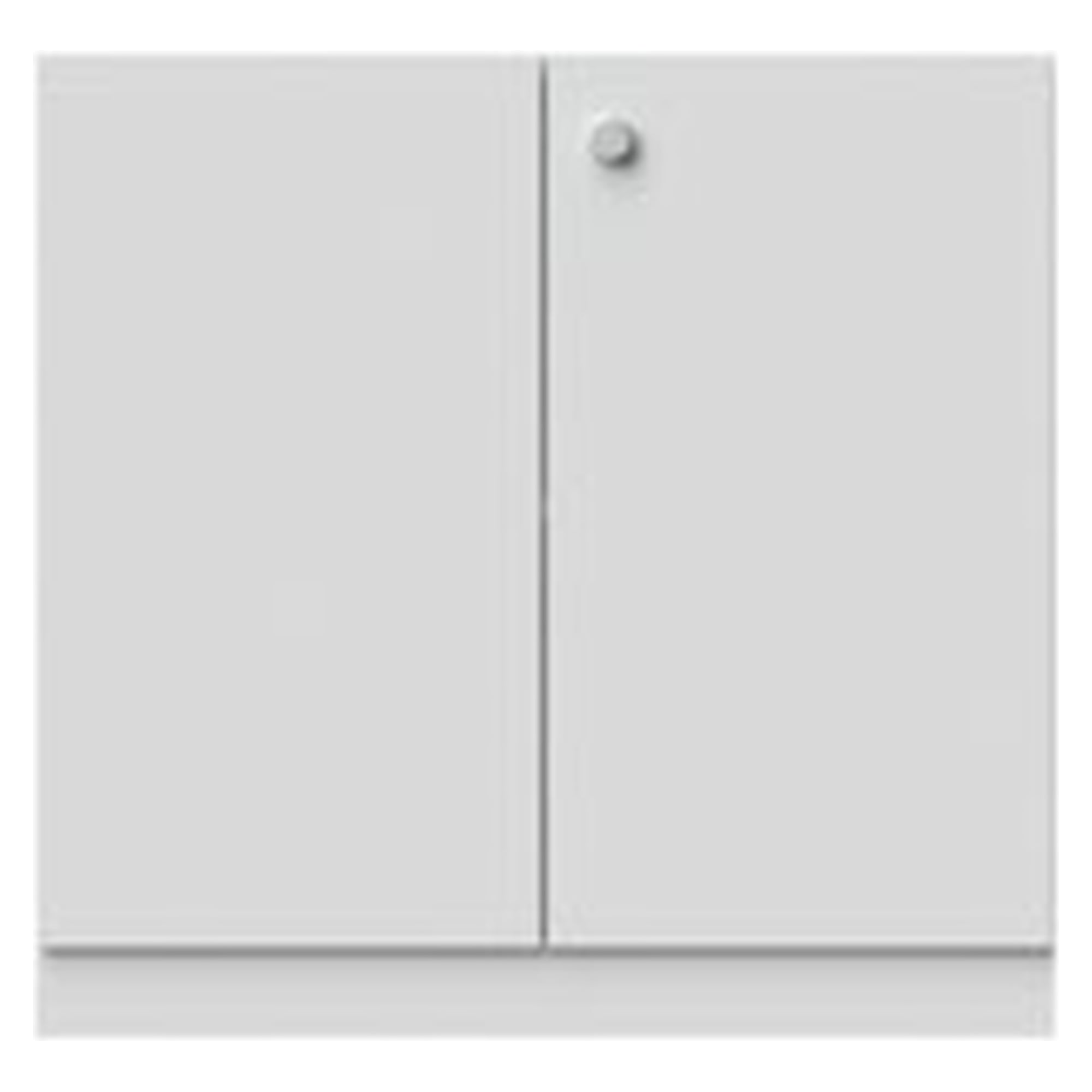 ESD side cabinet wood version with hinged doors, 800x450x772 mm - Karl 508.421.01