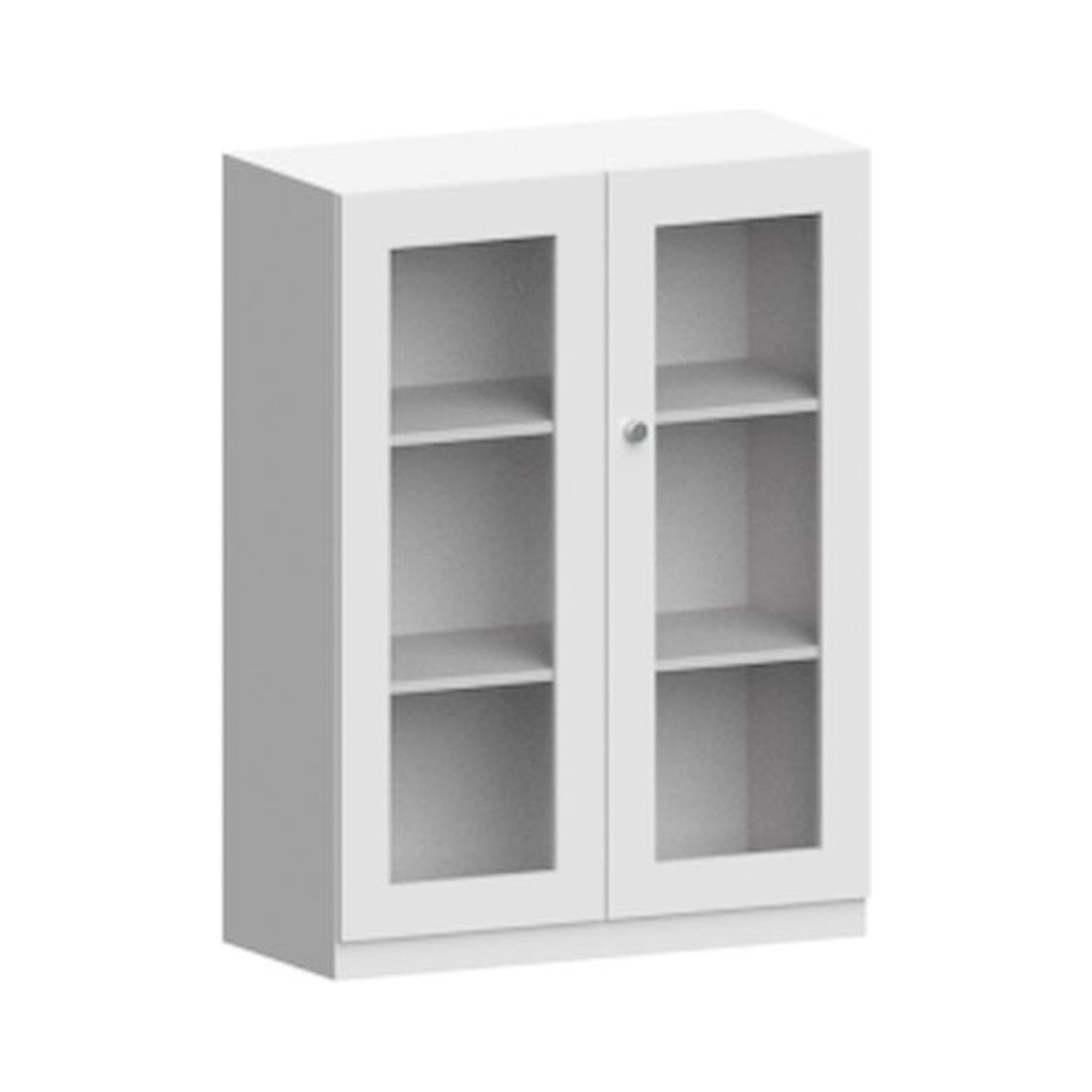 Armoire d'appoint ESD 1000 version bois avec portes battantes, 1000x450x1352 mm - Karl 510.432.01