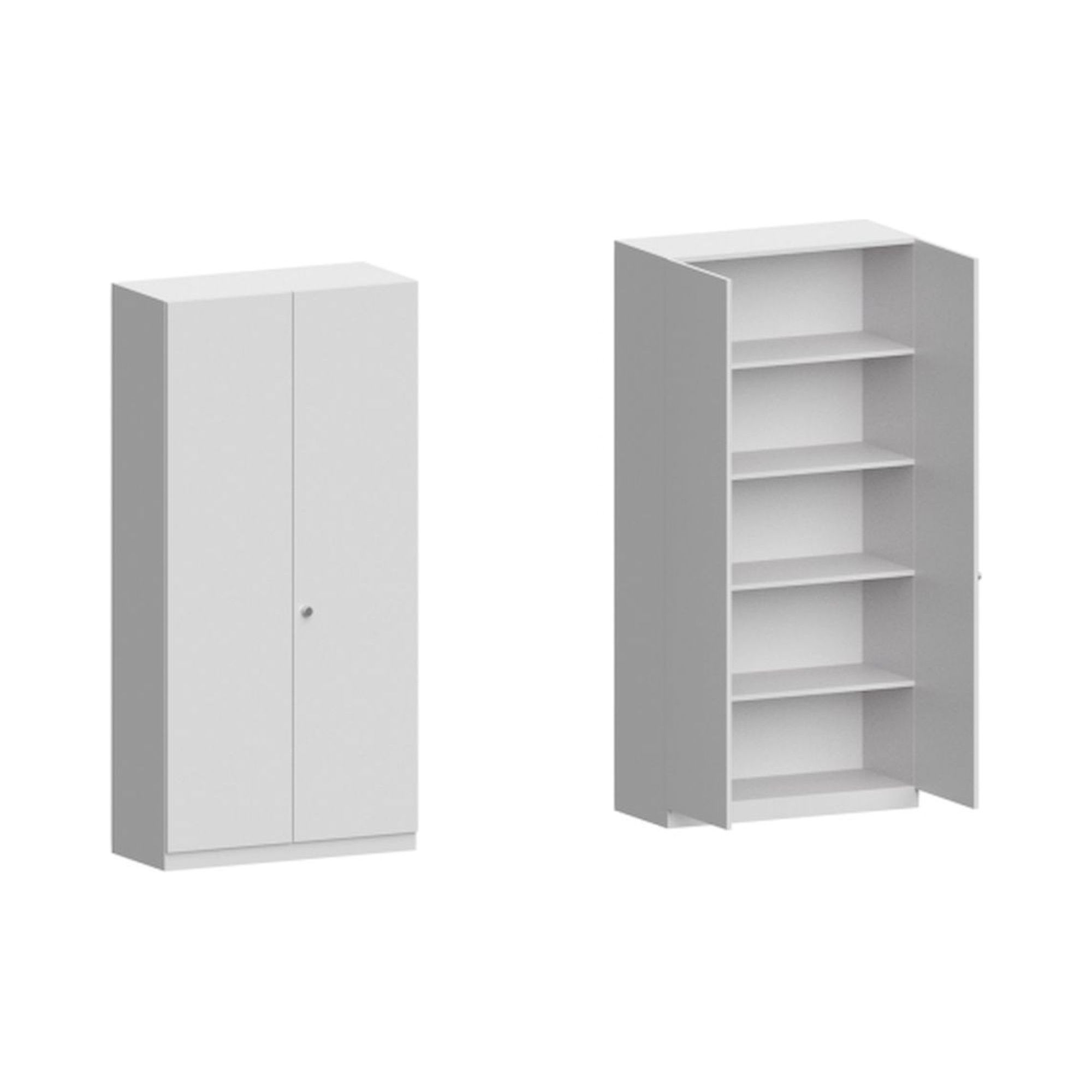 Karl 510.451.01. ESD-Holzschrank Hochschrank, 1000x450x2064 mm