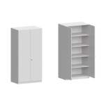 Karl 510.651.00. Holzschrank Hochschrank, 1000x650x2064 mm