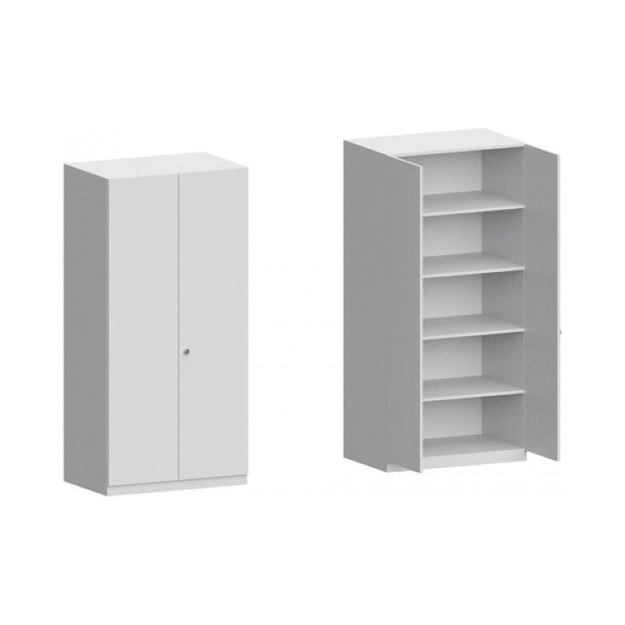 Karl 510.651.01. ESD-Holzschrank Hochschrank, 1000x650x2064 mm