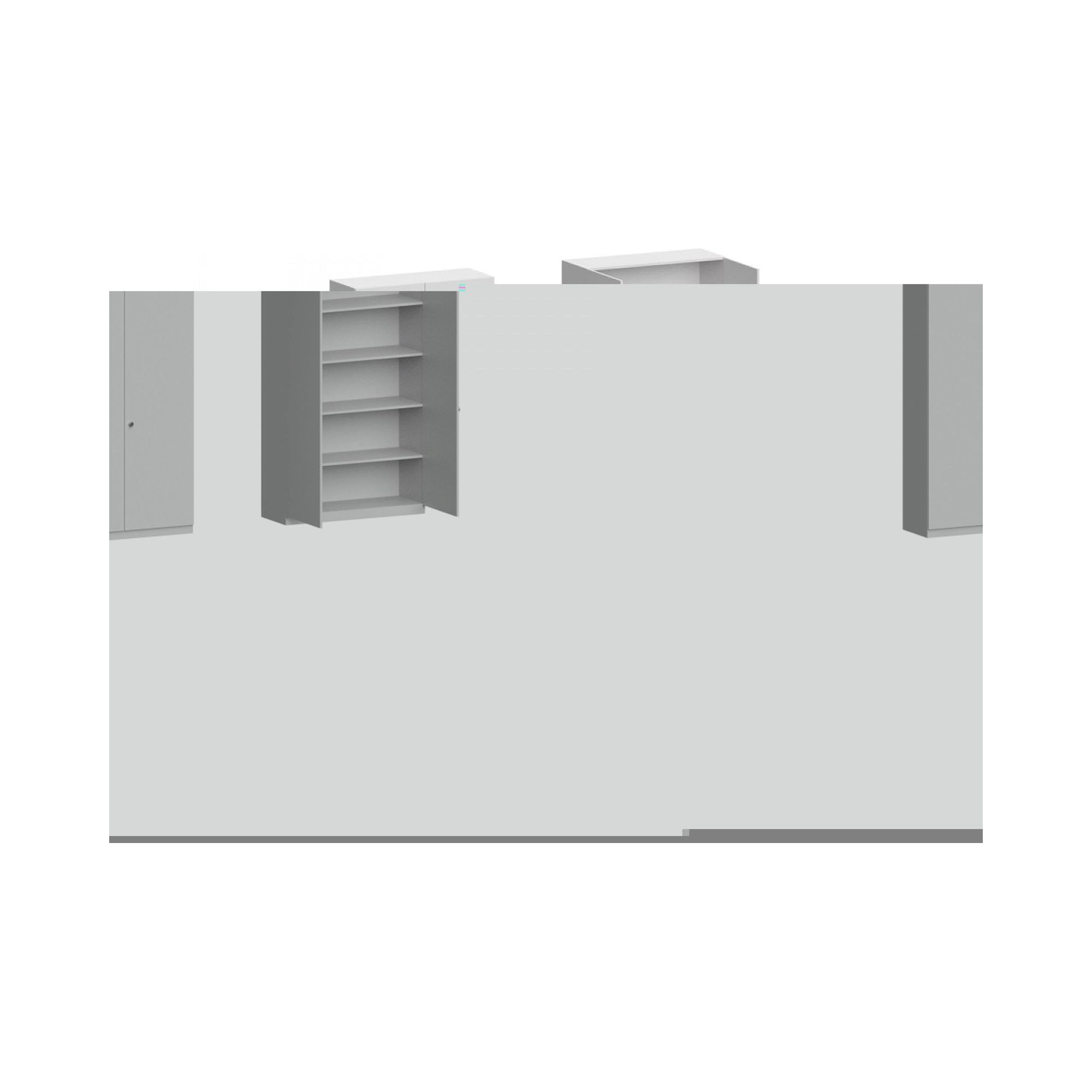 Karl 512.451.01. ESD-Holzschrank Hochschrank, 1200x450x2064 mm