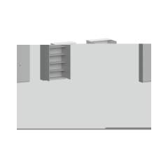 Karl 512.451.01. ESD-Holzschrank Hochschrank, 1200x450x2064 mm