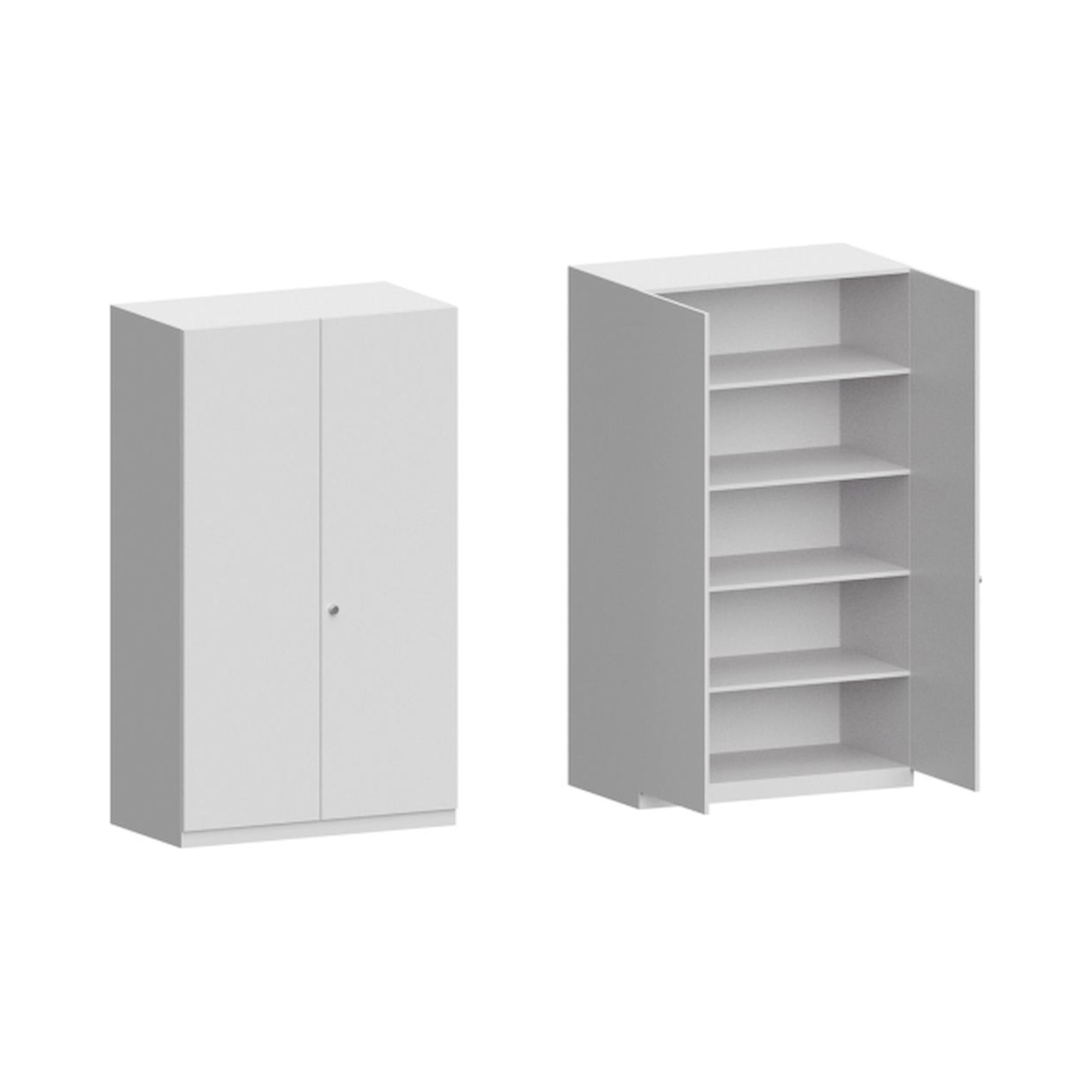 Karl 512.651.00. Holzschrank Hochschrank, 1200x650x2064 mm