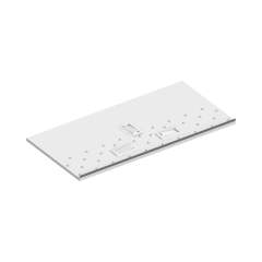 Karl 56.835.89. ESD-Kugeltischplatte für Werkstückträger 300x300 mm, 1530x750 mm