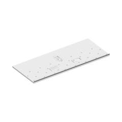 Karl 56.875.89. ESD-Kugeltischplatte für Werkstückträger 400x400 mm, 1830x750 mm