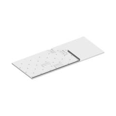 Karl 56.879.89. ESD-Kugeltischplatte für Werkstückträger 400x600 mm, 1830x750 mm