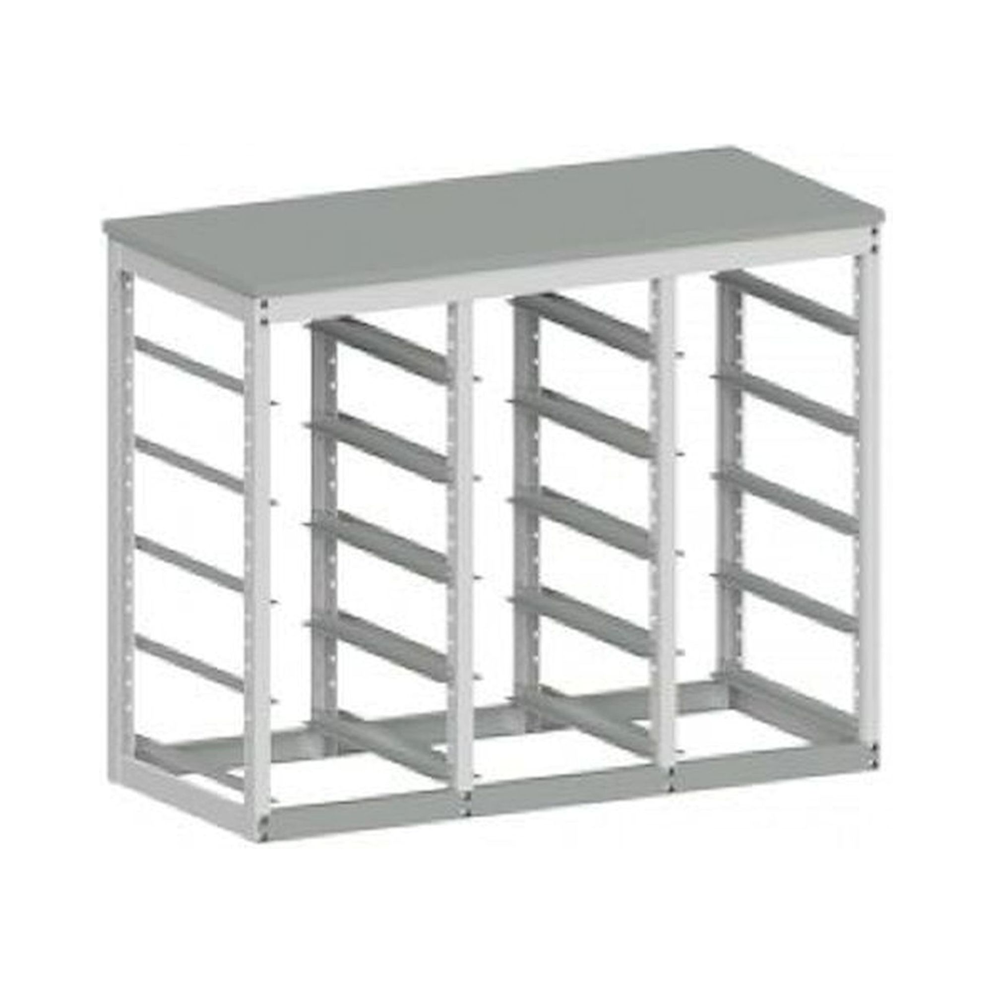 Karl 66.644.43. EF-Regal Deckplatte Stahlblech, 1400x625x1125 mm