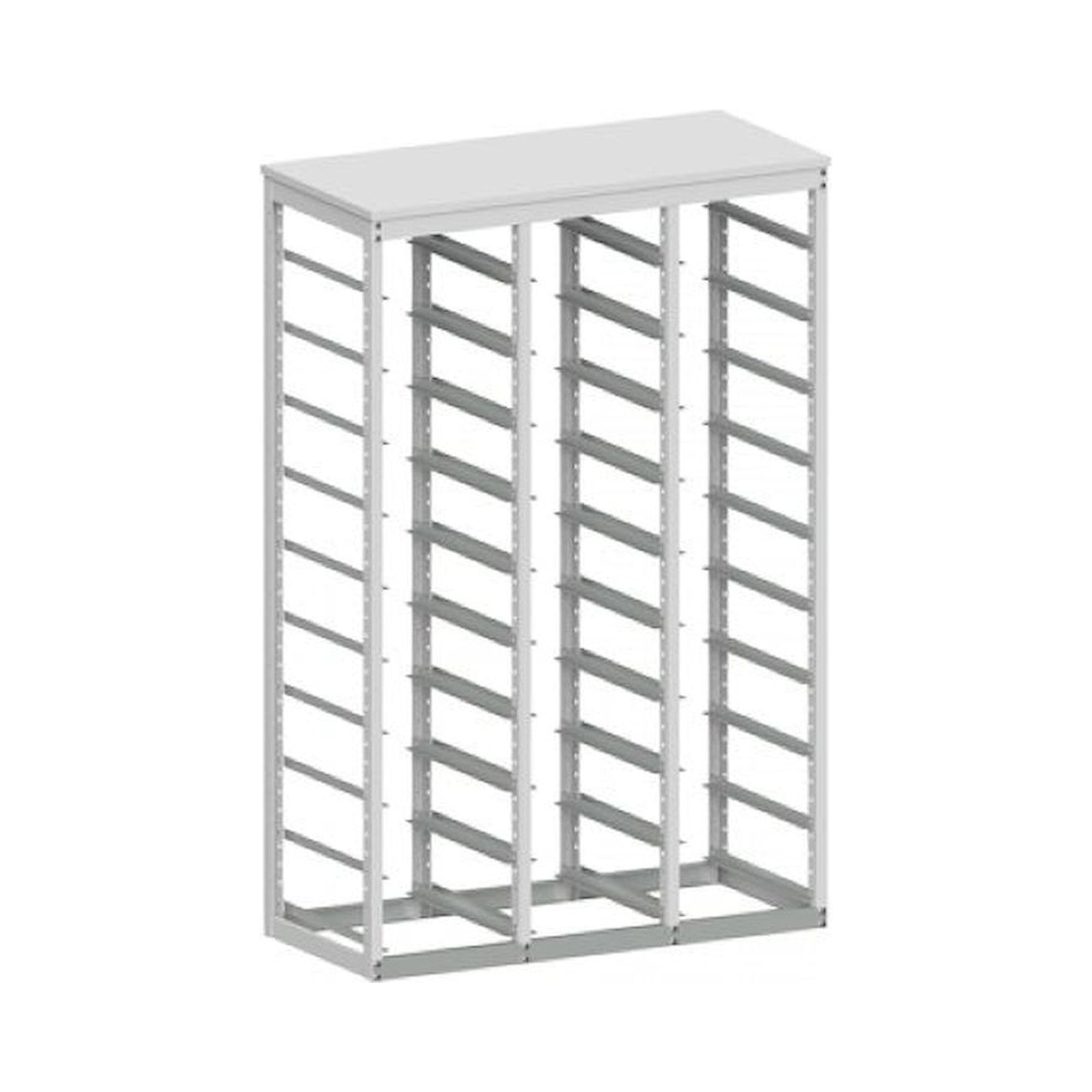 Karl 66.646.34. EF-Regal Deckplatte ESD-Schichtstoff, 1400x625x2125 mm