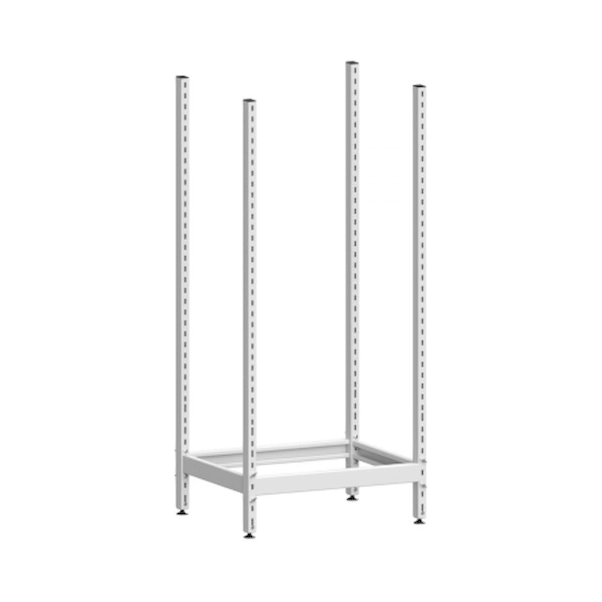 Karl 68.533.70. FIFO-Regal 930 Grundgestell mit Bodengleitern, 930 (815)x750x1990 mm