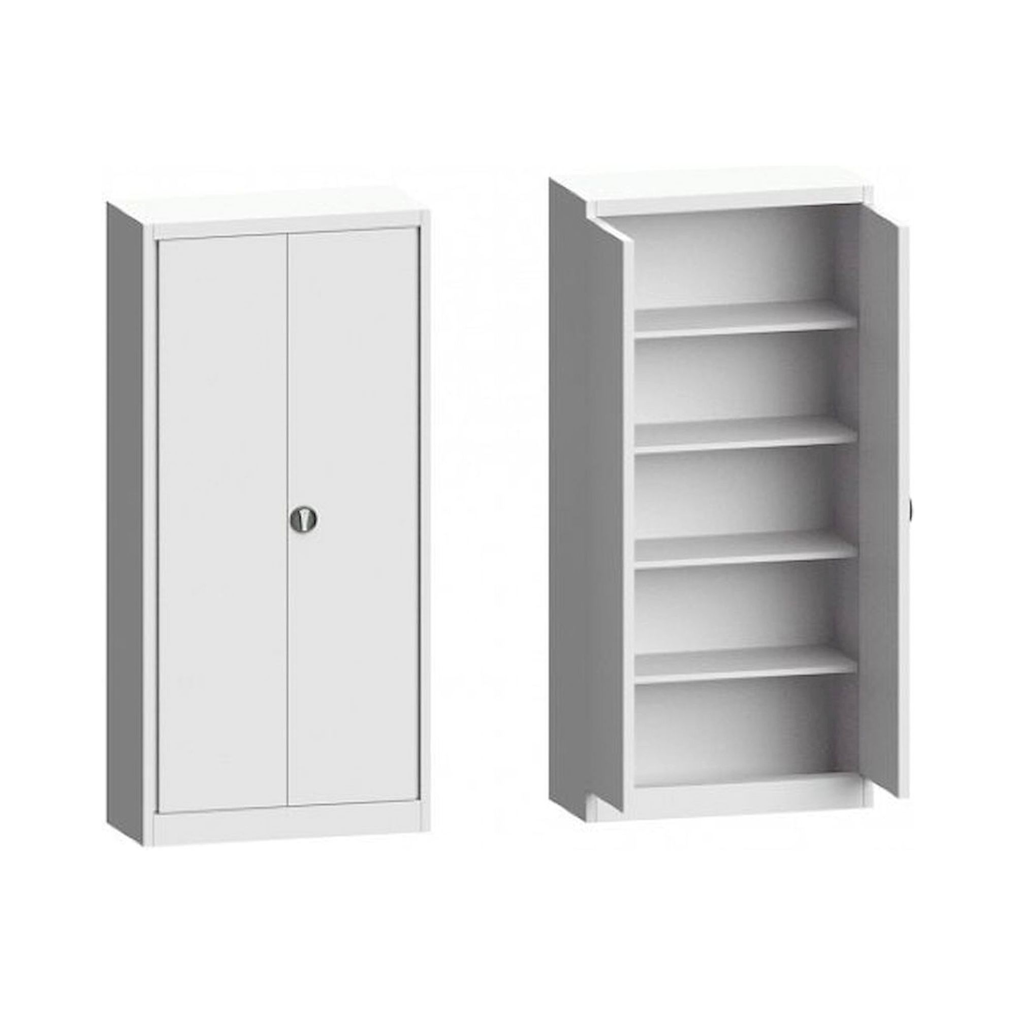 Karl 71.421.70. ESD-Stahlschrank mit Flügeltüren, 920x420x1950 mm