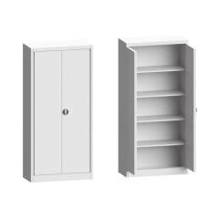 Karl 71.421.70. ESD-Stahlschrank mit Flügeltüren, 920x420x1950 mm